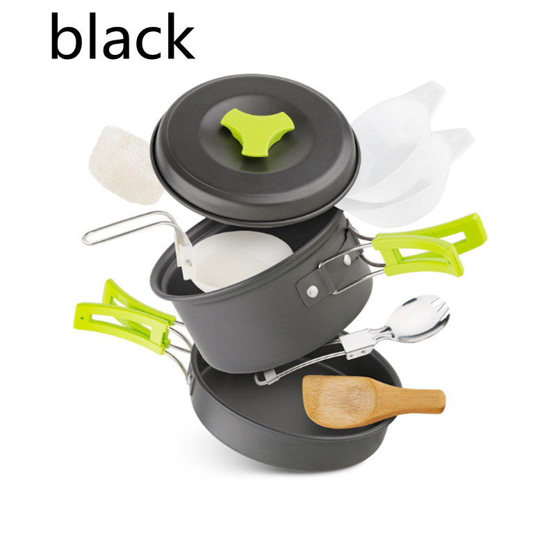 8-Piece Camping Cookware Set for 1–2 People