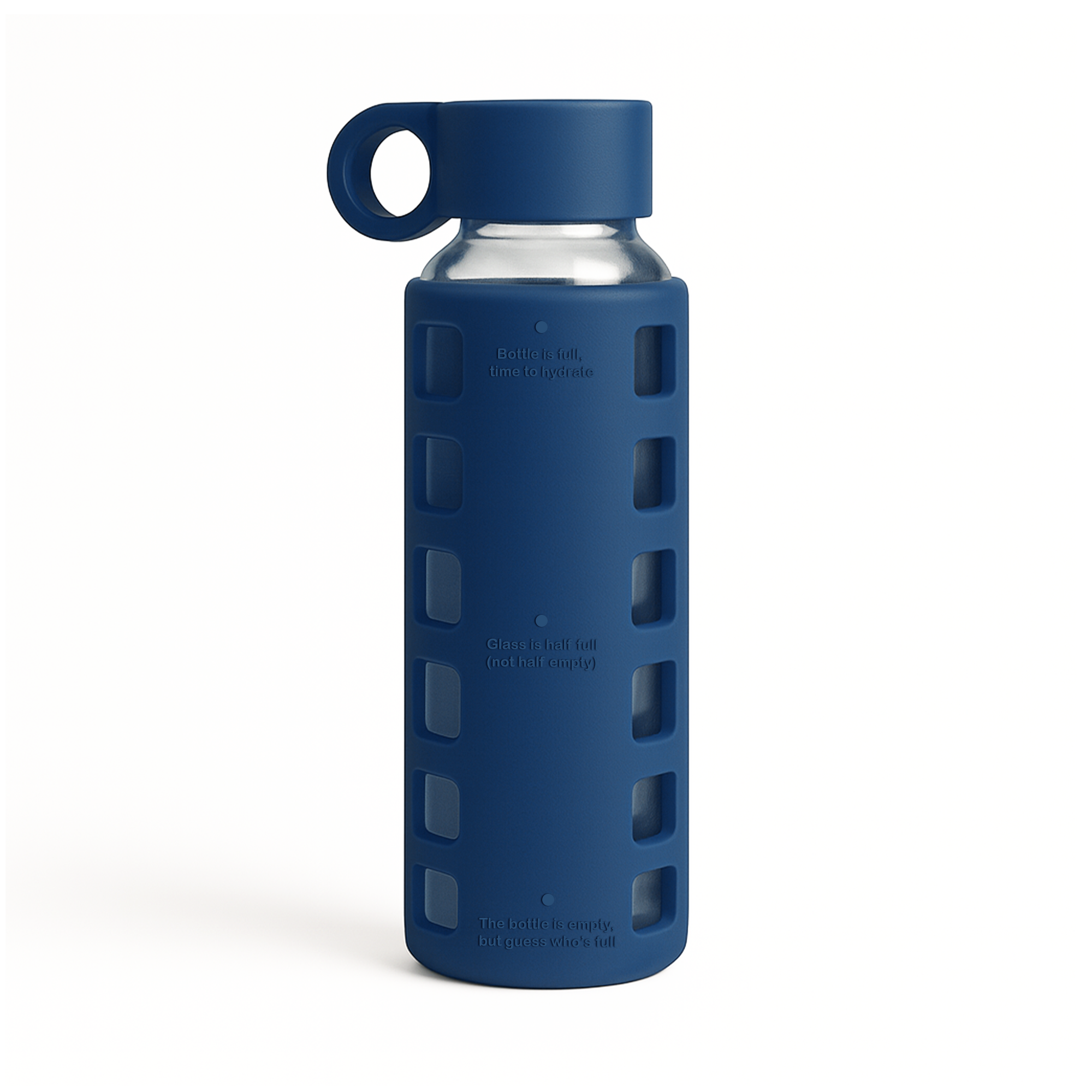 Purifyou Glass Water Bottle with Silicone Sleeve