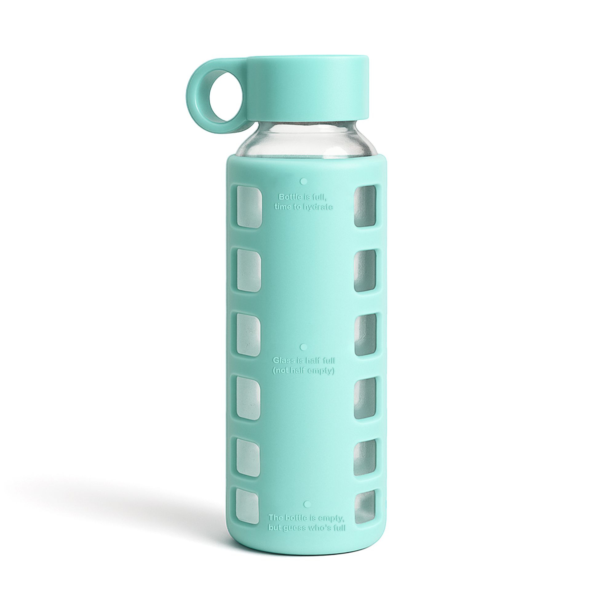 Purifyou Glass Water Bottle with Silicone Sleeve