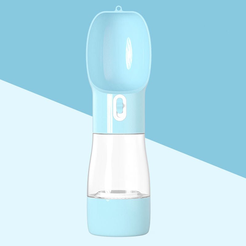 Portable Dog Water Bottle with Food Container