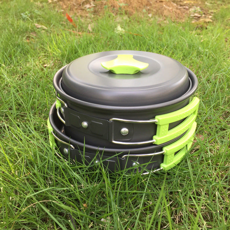 8-Piece Camping Cookware Set for 1–2 People