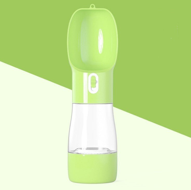 Portable Dog Water Bottle with Food Container