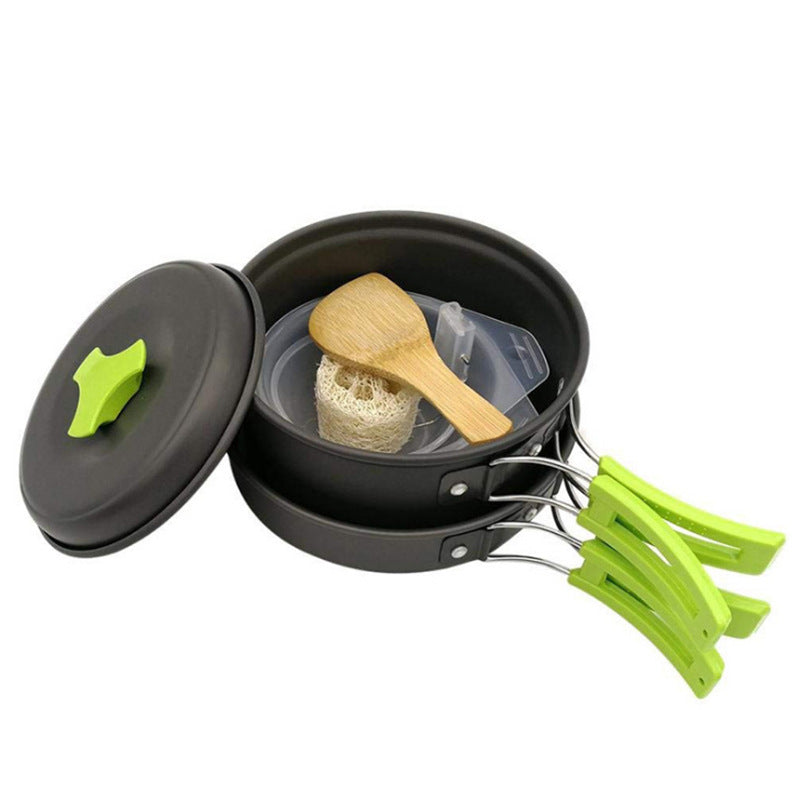 8-Piece Camping Cookware Set for 1–2 People