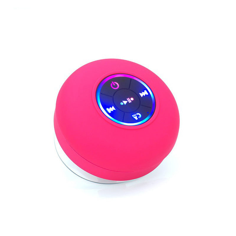 LED Waterproof Bluetooth Suction-Cup Speaker