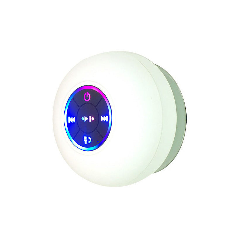 LED Waterproof Bluetooth Suction-Cup Speaker