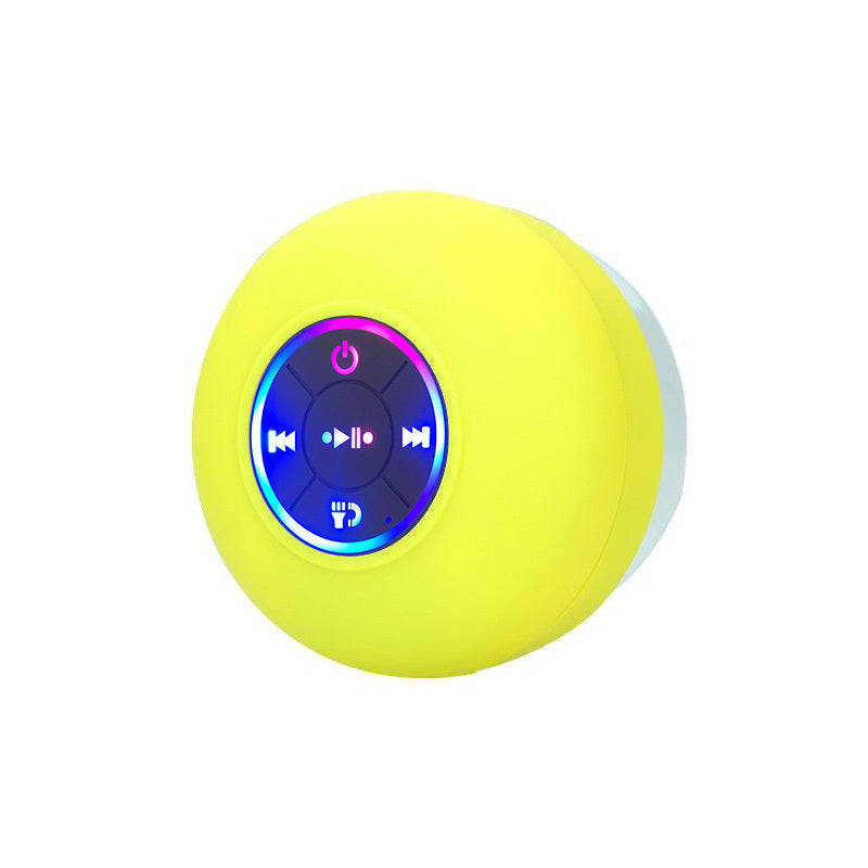 LED Waterproof Bluetooth Suction-Cup Speaker