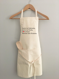 Love Is Kind, Love Does the Dishes Cotton Apron