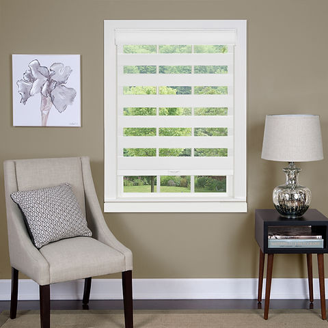 Cordless Zebra Light-Filtering Window Shades