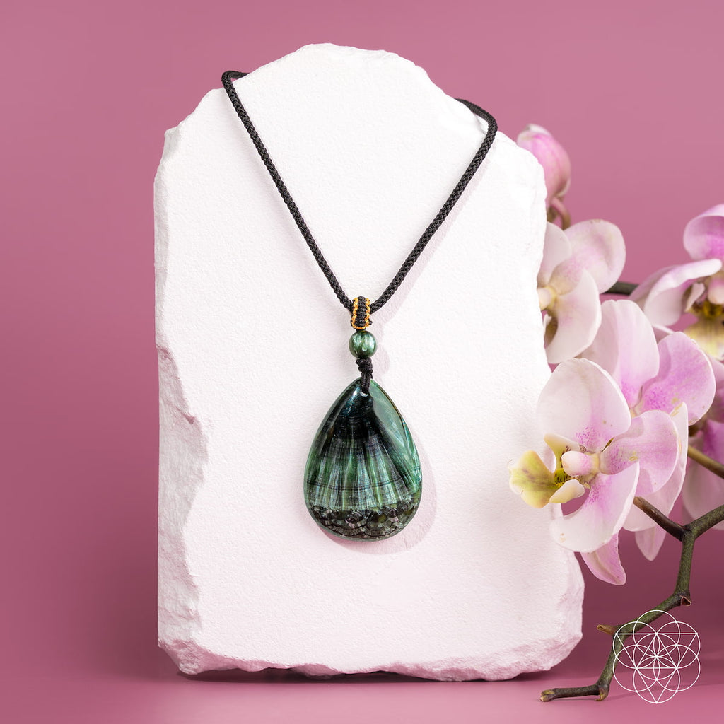 Natural Seraphinite Pendant