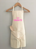 A Little Bit Dramatic Cotton Apron
