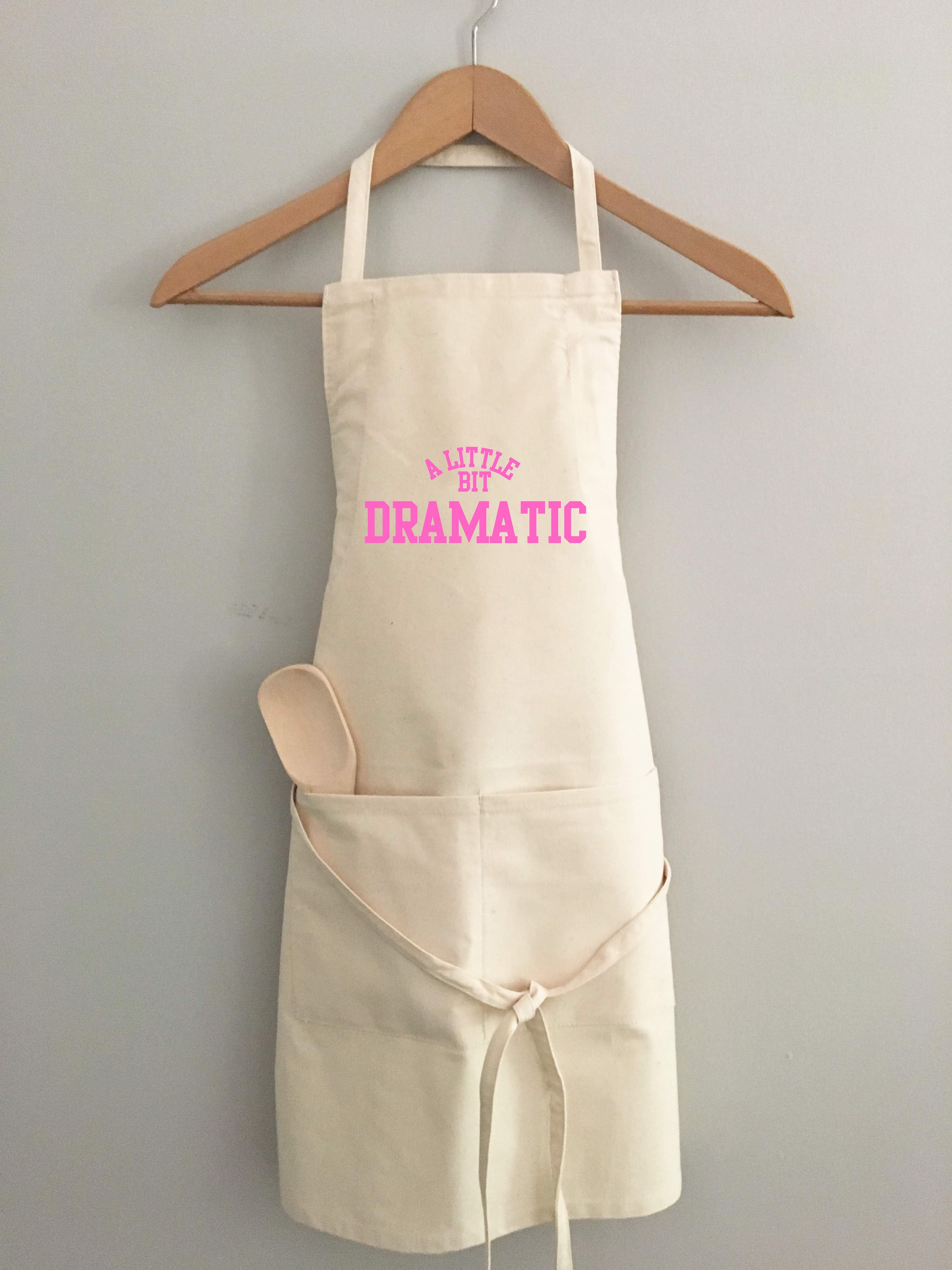 A Little Bit Dramatic Cotton Apron