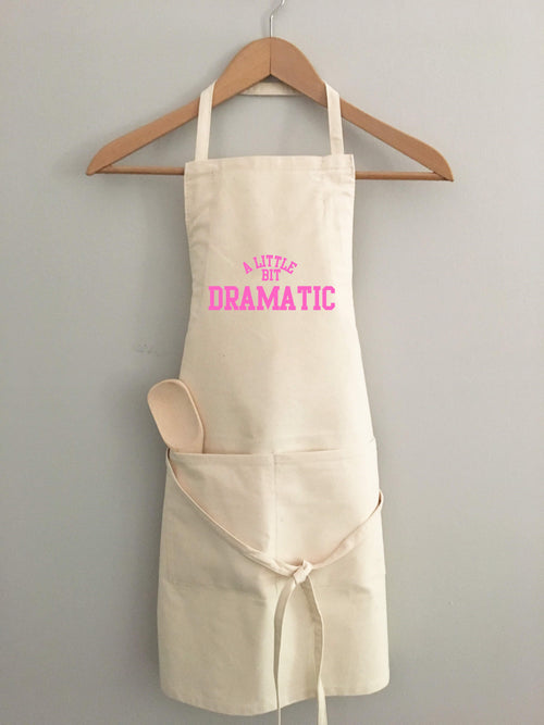 A Little Bit Dramatic Cotton Apron