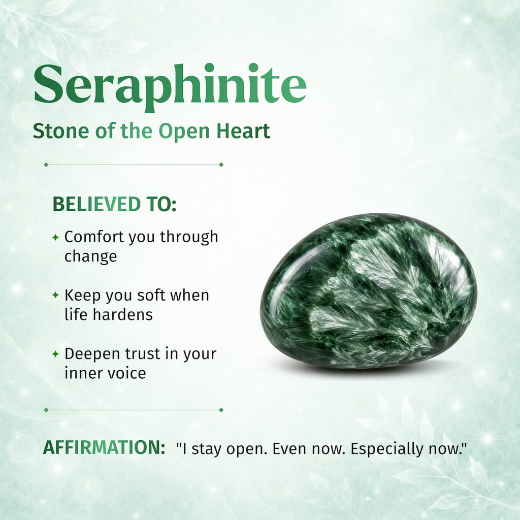 Natural Seraphinite Pendant