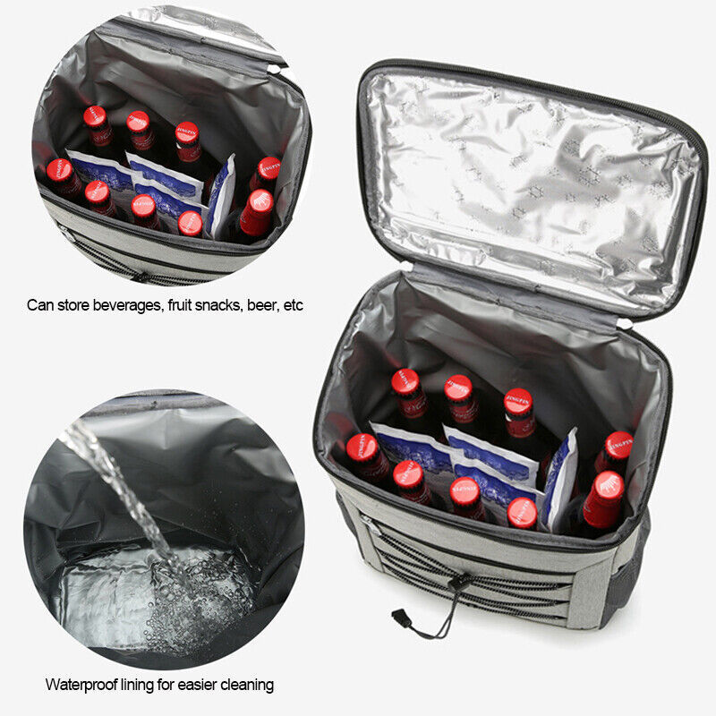 Insulated Cooler Backpack for Camping, Hiking & Picnics