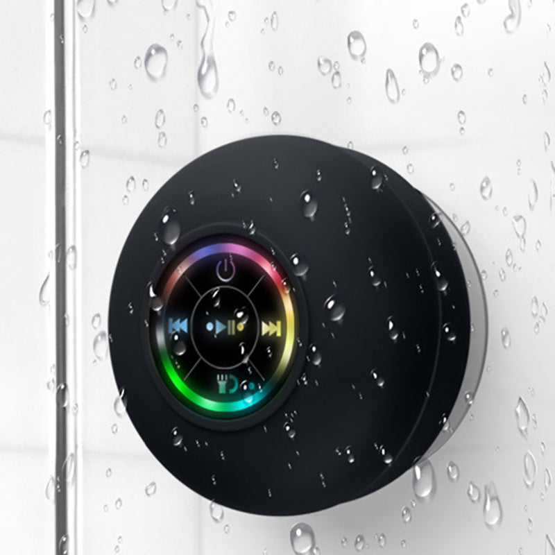 LED Waterproof Bluetooth Suction-Cup Speaker