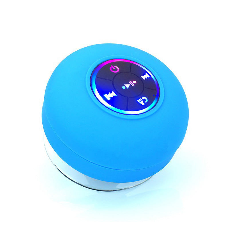 LED Waterproof Bluetooth Suction-Cup Speaker