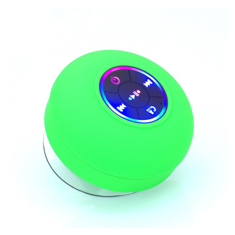 LED Waterproof Bluetooth Suction-Cup Speaker