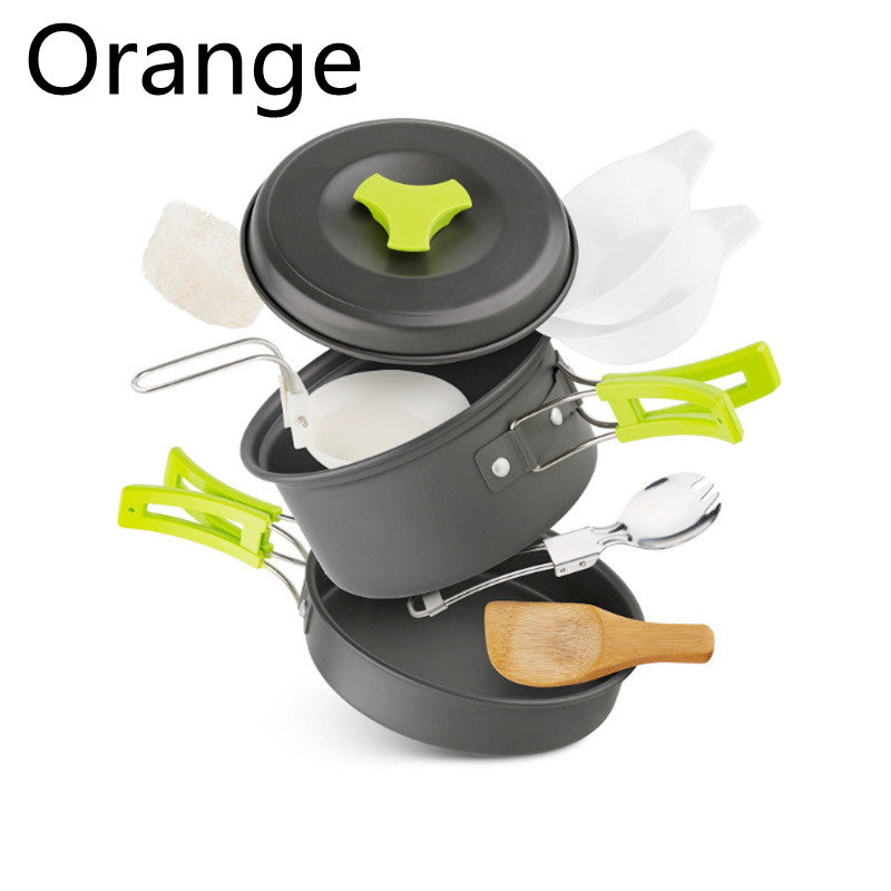8-Piece Camping Cookware Set for 1–2 People