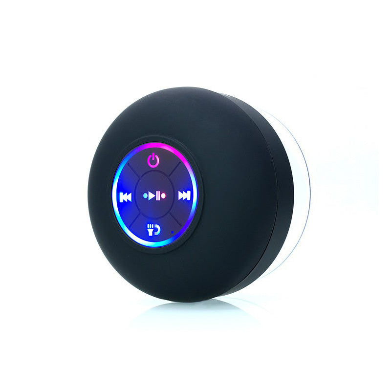 LED Waterproof Bluetooth Suction-Cup Speaker