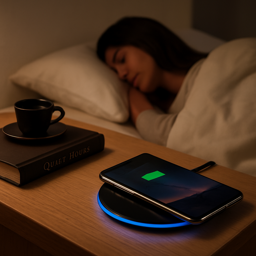 Wireless Charging Pad: Ultra-Slim, Case-Friendly