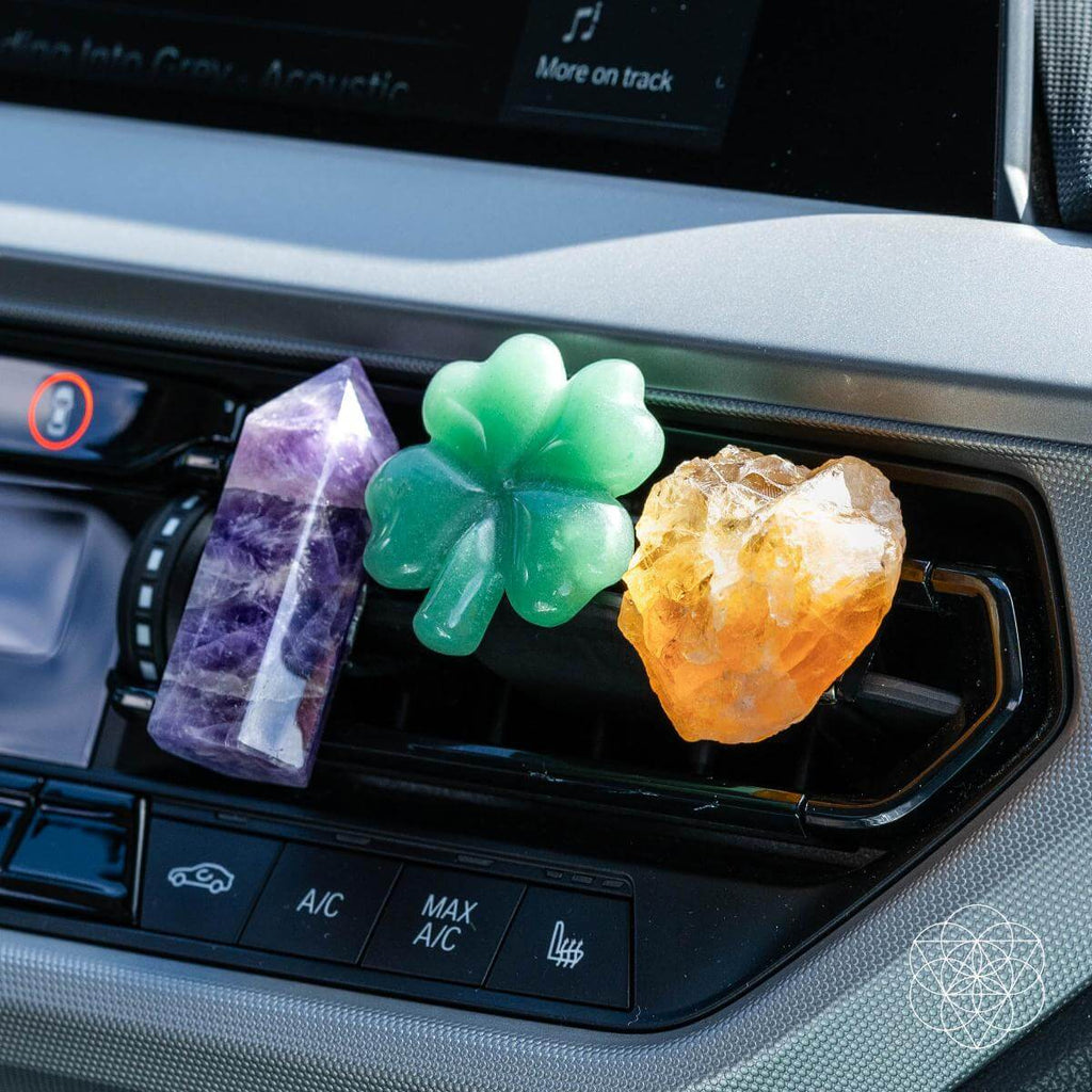 Aventurine, Citrine & Amethyst Car Crystal Kit