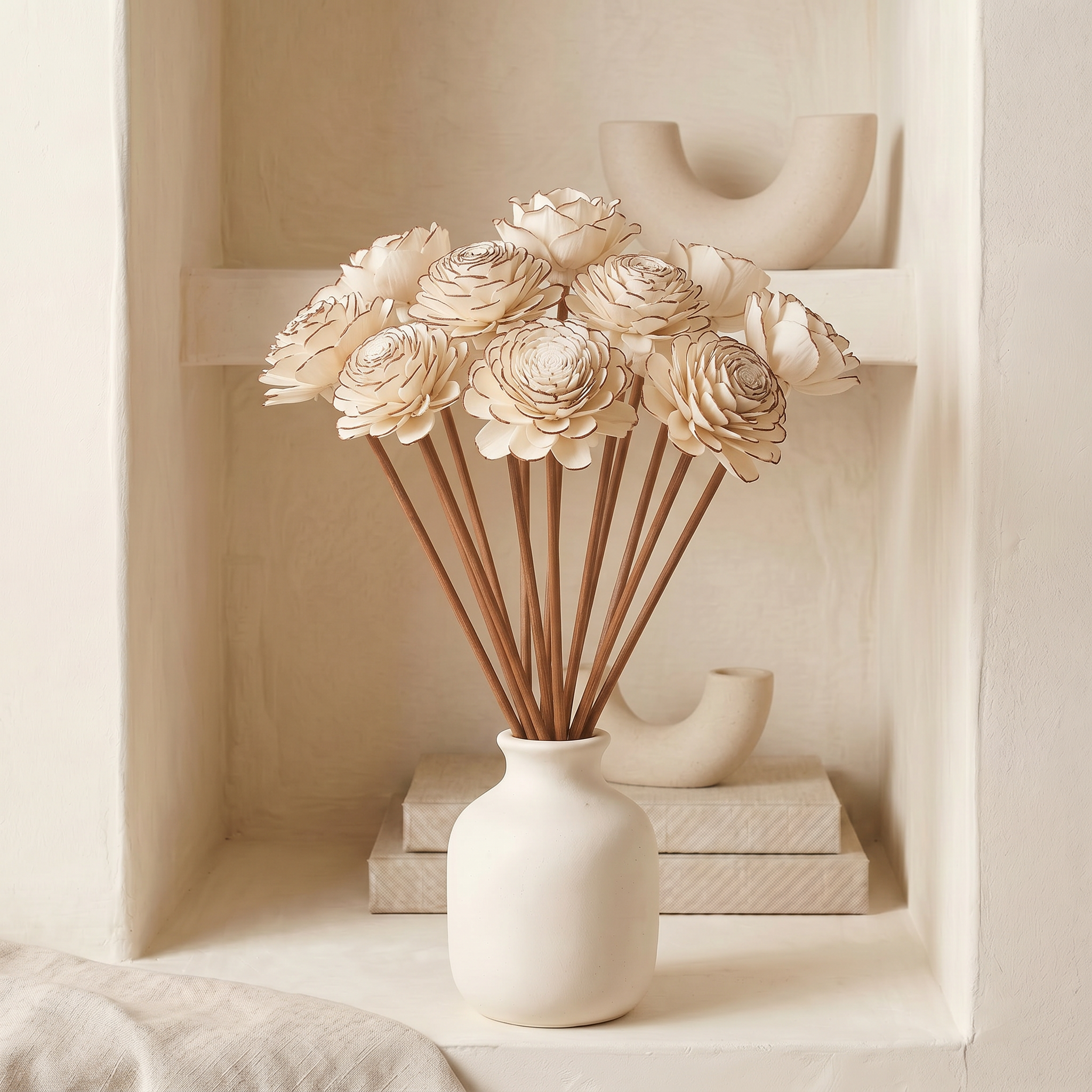 Sola Wood Flower Reed Diffuser Sticks – 12 Pack