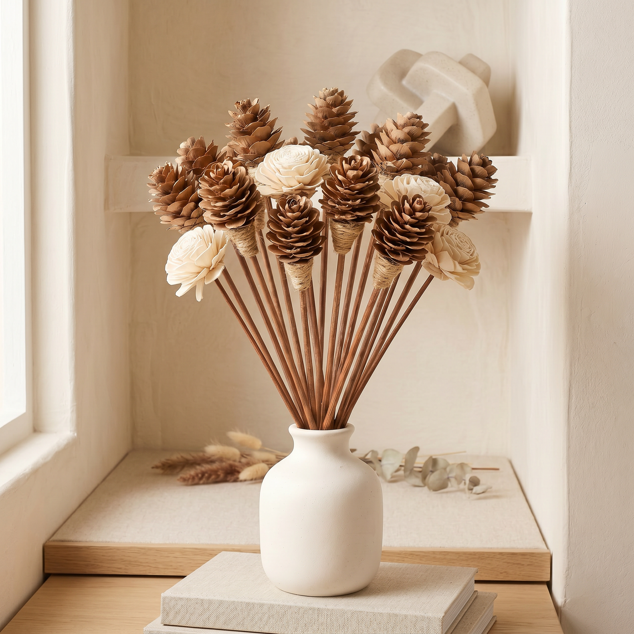 Sola Wood Flower Reed Diffuser Sticks – 12 Pack
