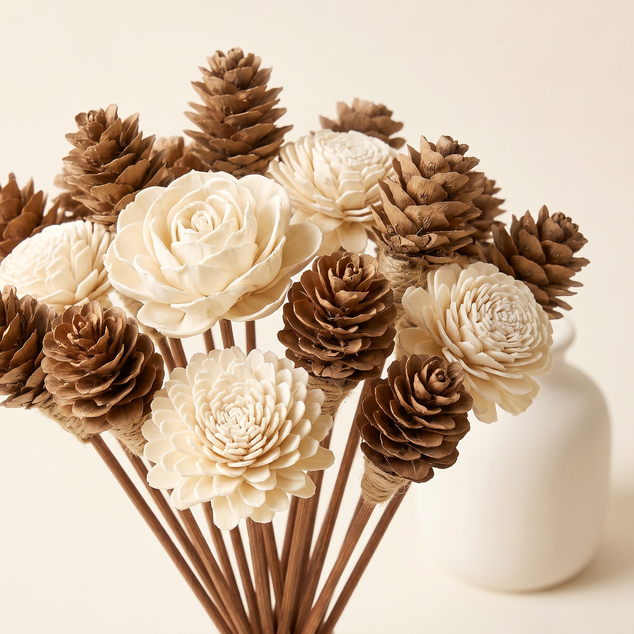 Sola Wood Flower Reed Diffuser Sticks – 12 Pack
