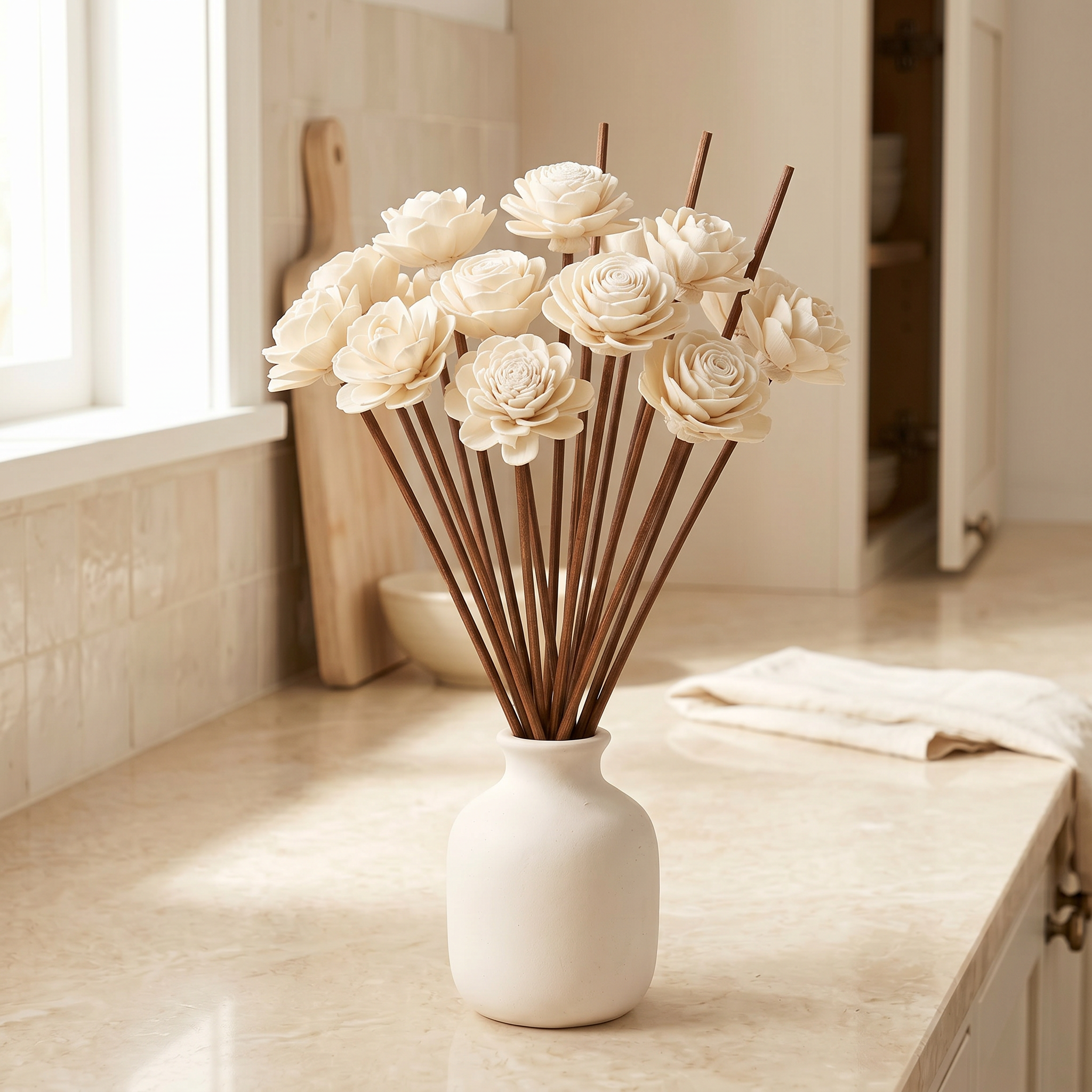 Sola Wood Flower Reed Diffuser Sticks – 12 Pack