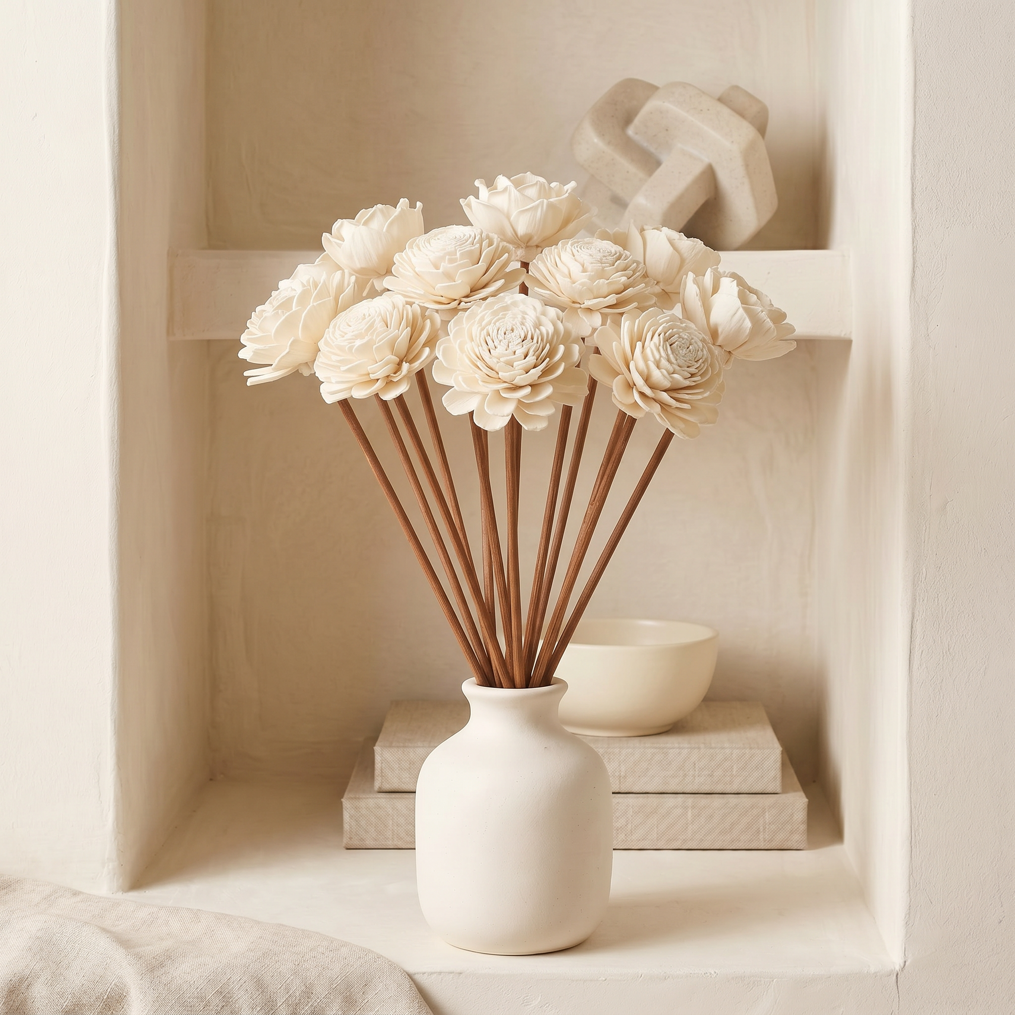 Sola Wood Flower Reed Diffuser Sticks – 12 Pack