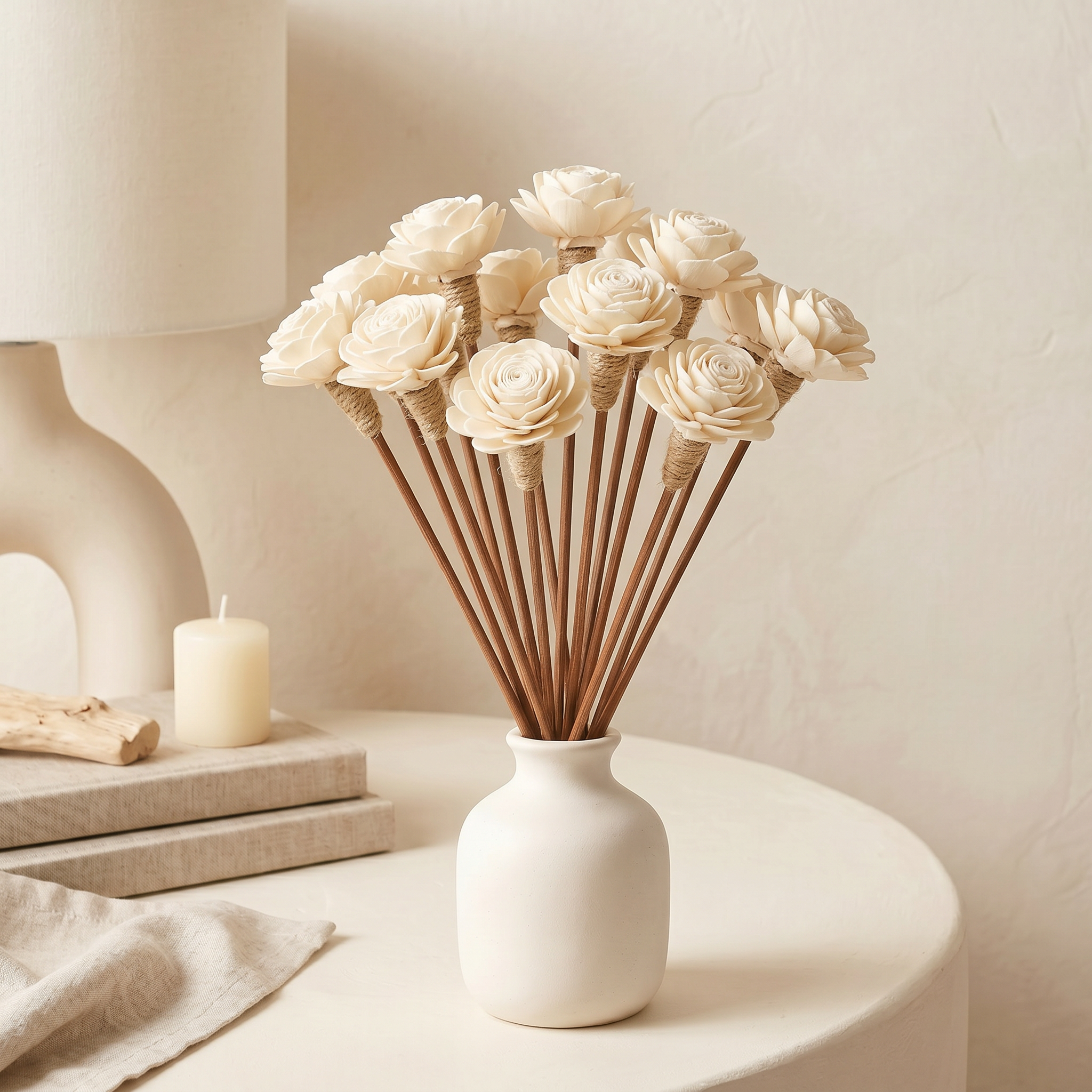 Sola Wood Flower Reed Diffuser Sticks – 12 Pack