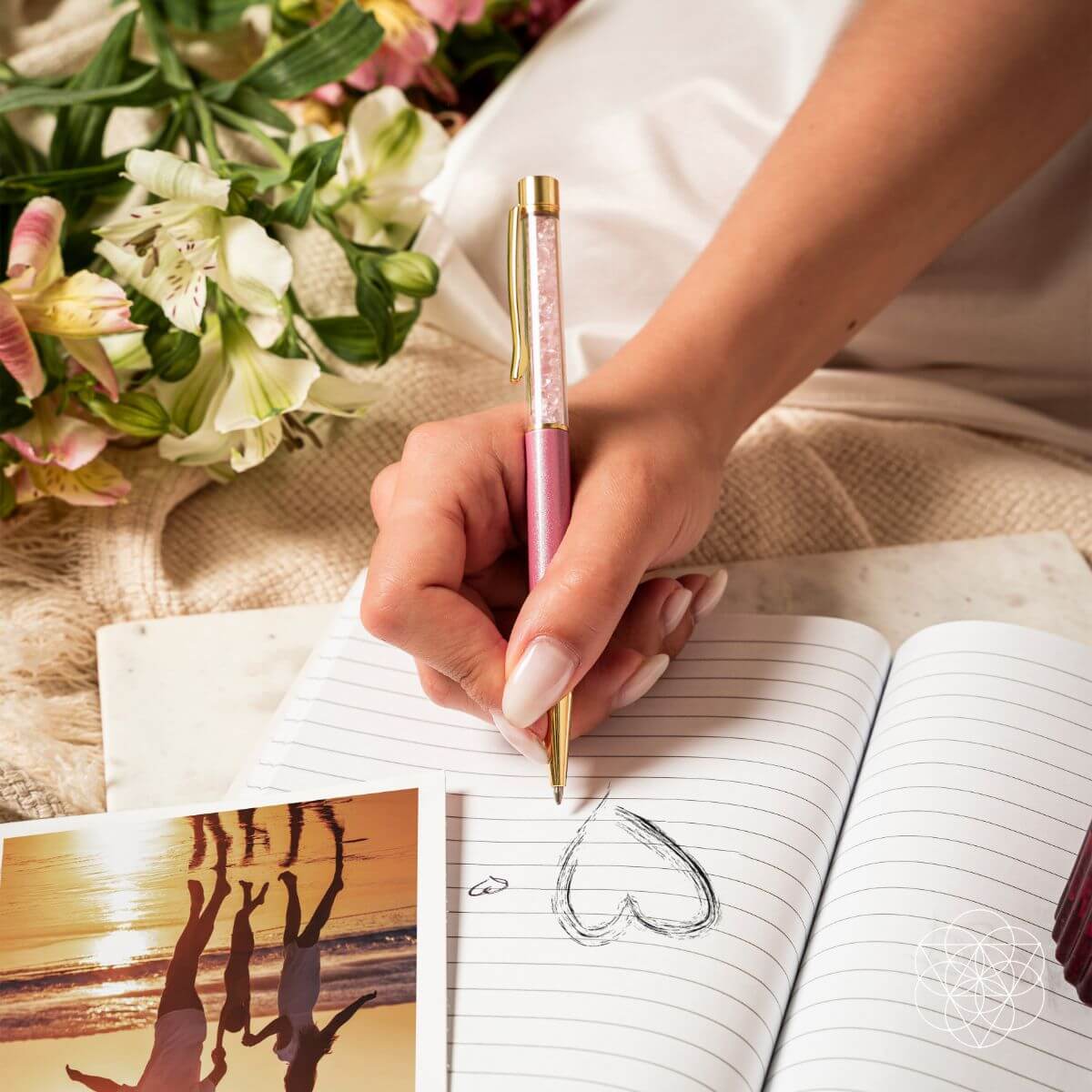 Natural Crystal Pen Set