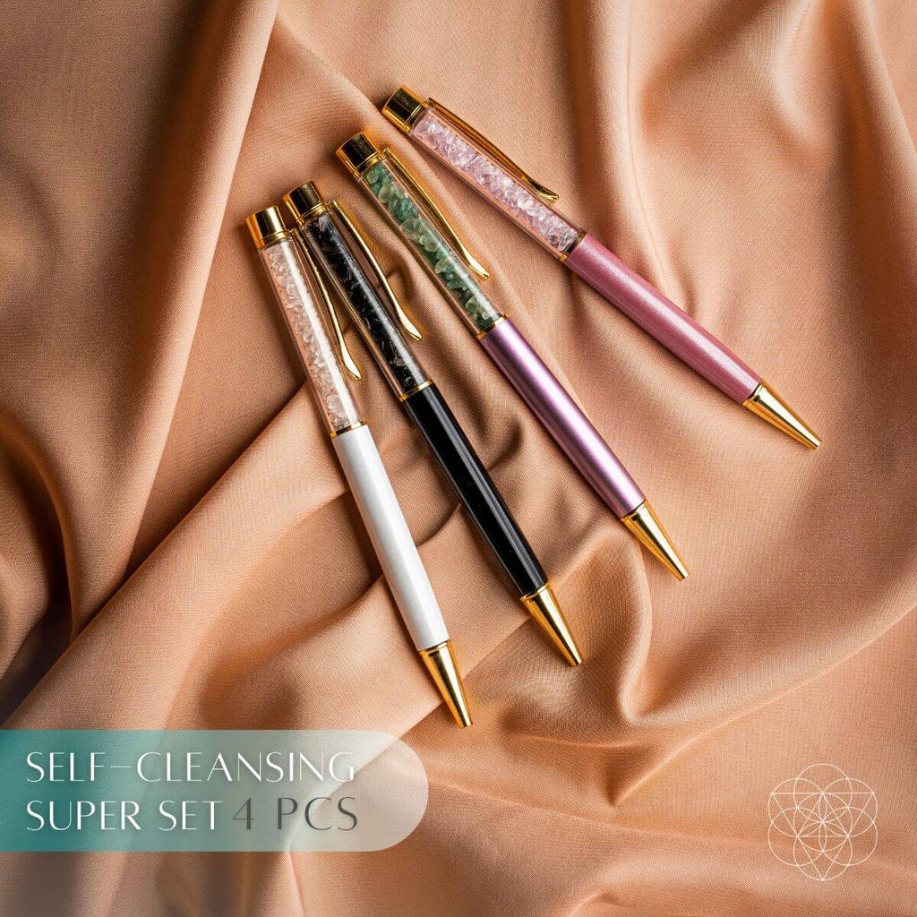 Natural Crystal Pen Set