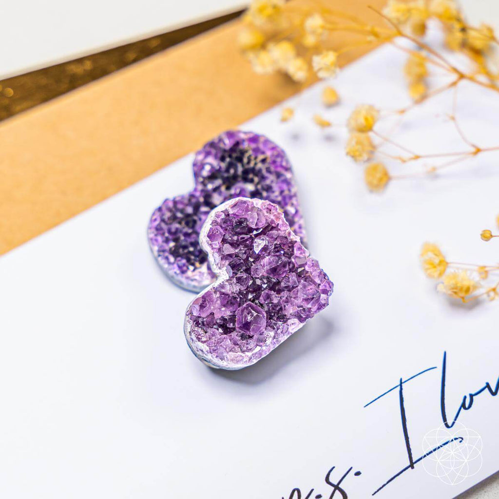 Uruguayan Amethyst Heart Cluster
