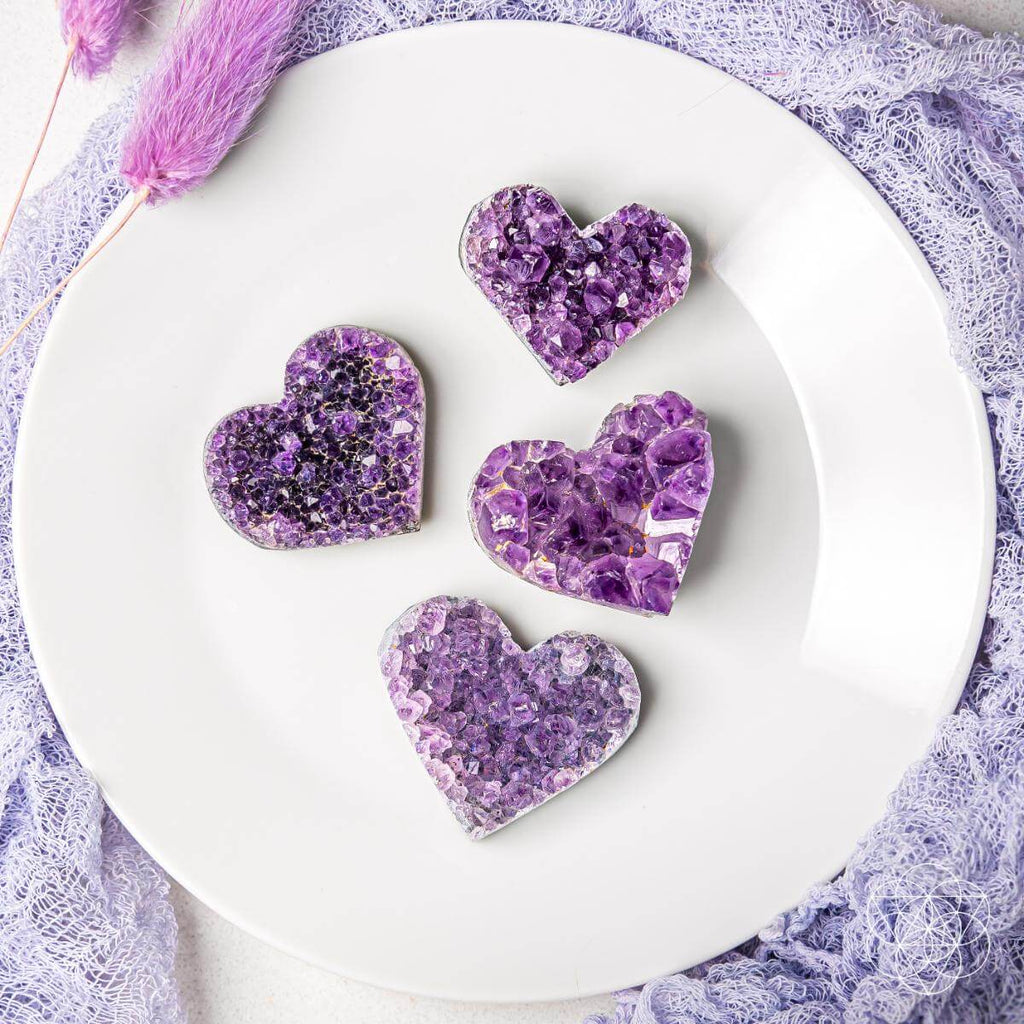 Uruguayan Amethyst Heart Cluster