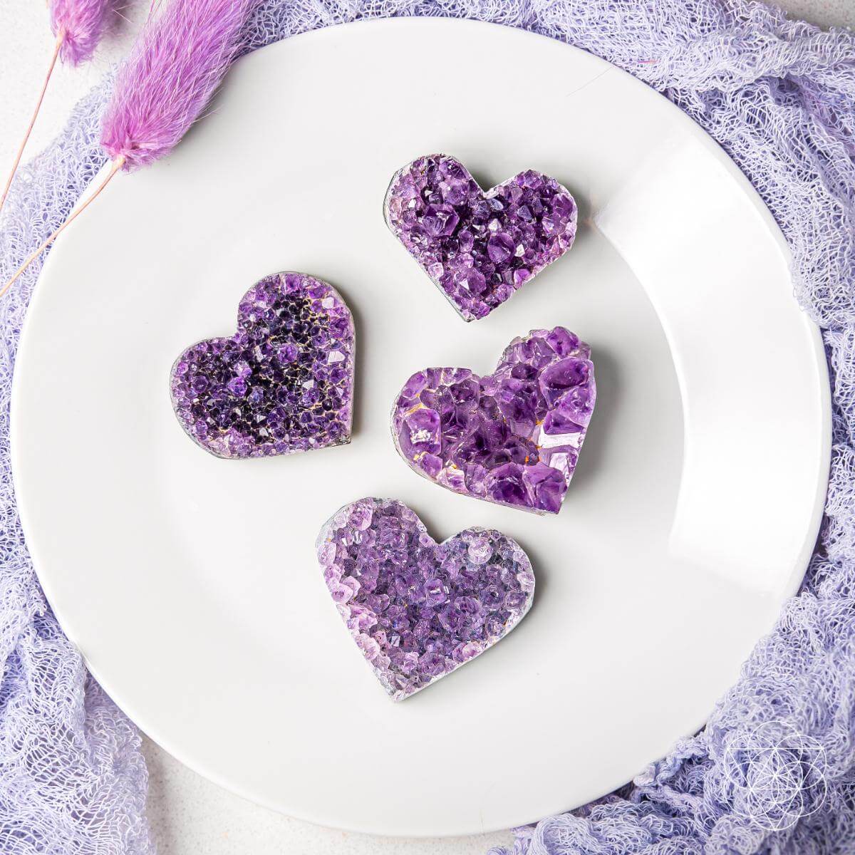 Uruguayan Amethyst Heart Cluster