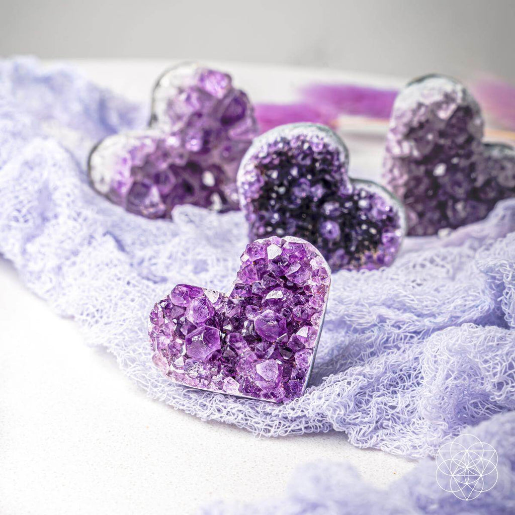 Uruguayan Amethyst Heart Cluster